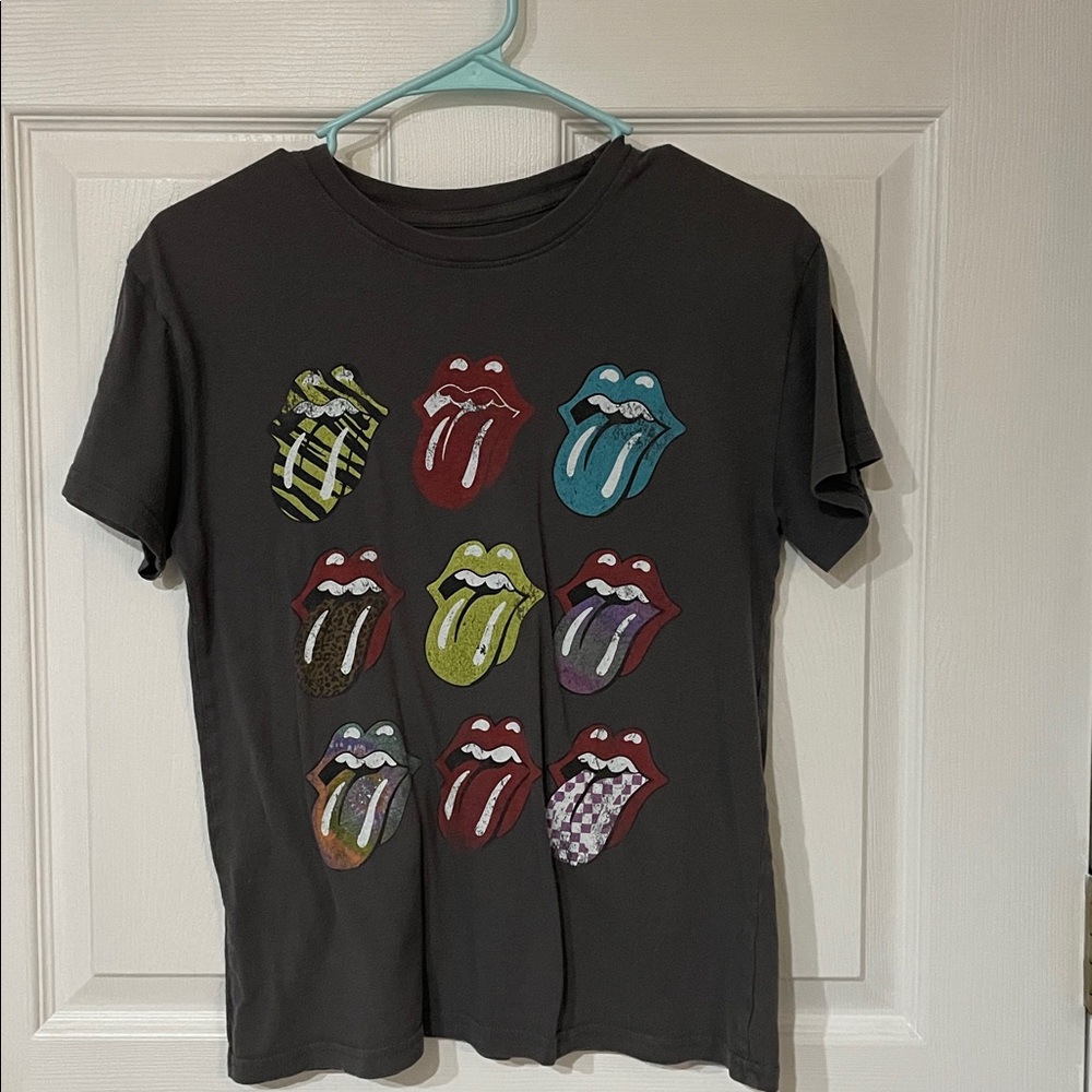 The Rolling Stones Gray Cotton Tee. Size XS